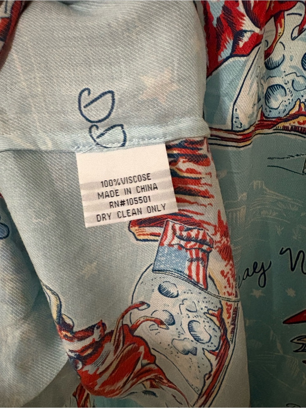 Double D Ranch Over The Moon Print Mini Dress Sz Small - Picture 10 of 11